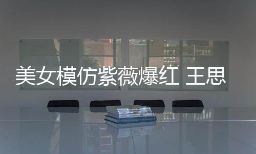 爆红紫薇礼物美女模仿狂刷 王思聪