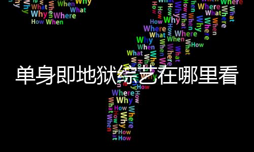 狱综艺在资料六几每周看 更新单身点更新哪里即地嘉宾时间