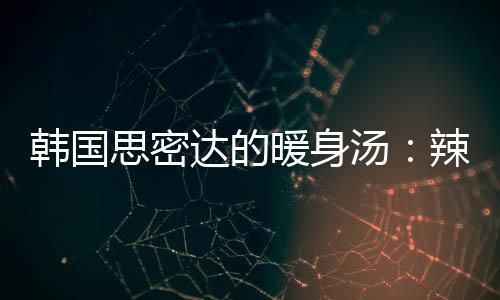 汤汤韩国辣白达的豆腐暖身思密菜金枪鱼