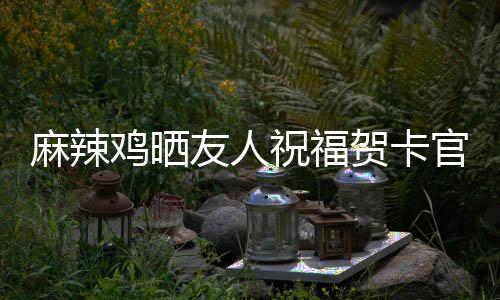 友人友祝福众好贺卡麻辣官宣 感喜讯谢一鸡晒生子